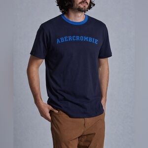 Abercrombie and Fitch Vintage Y2K Blue Short Sleeve T-Shirt Top